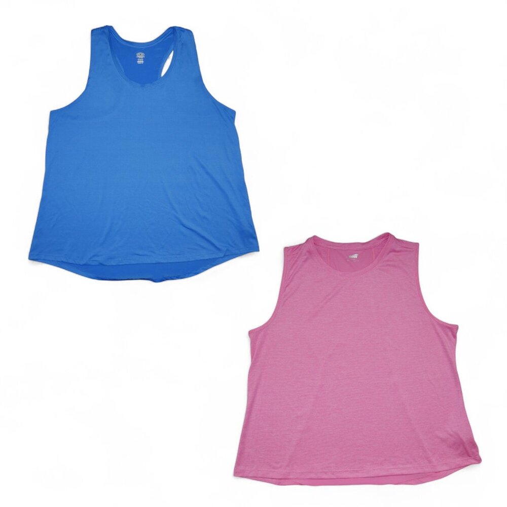 ​Athletic Works and Avia Performance Tank Tops Size XXL Racerback Moisture Wicki